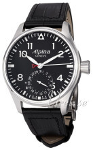 Alpina AL-710B4S6 Startimer Svart/Läder Ø44 mm