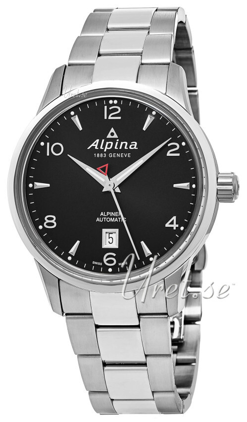 Alpina Alpiner Herrklocka AL-525B4E6B Svart/Stål Ø41.5 mm