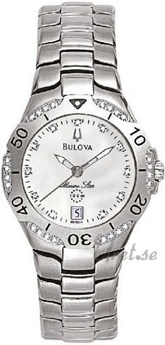 Bulova Damklocka 98R002 Marine Star Dam Vit/Stål Ø29 mm