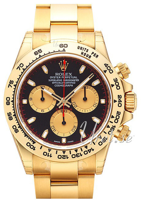 Rolex Cosmograph Daytona Herrklocka 116508-0009 Svart/18 karat gult guld - Rolex