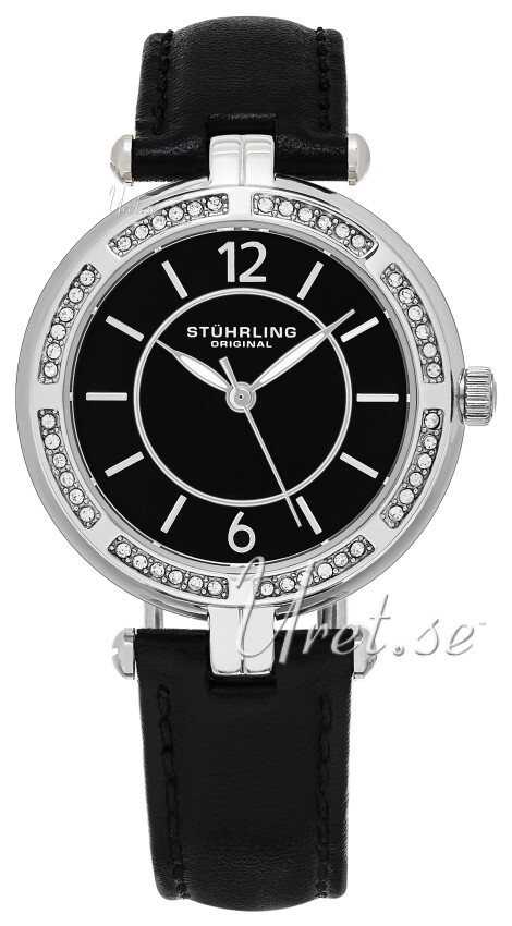 Stührling Original Vogue Serena Damklocka 550.02 Svart/Läder Ø33 mm