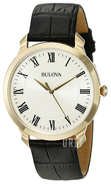 Bulova Dress Vit/Läder Ø41 mm 97A123