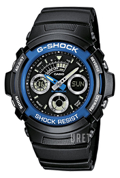 Casio G-Shock Svart/Resinplast Ø46.4 mm AW-591-2AER