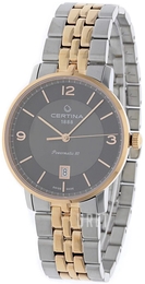 Certina Ds Caimano Grå/Roséguldstonat stål Ø39 mm C035.407.22.087.01