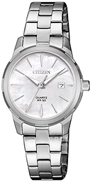 Citizen Elegance Vit/Stål Ø28 mm EU6070-51D