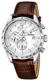 Festina Sport Silverfärgad/Läder Ø44 mm F16760-1