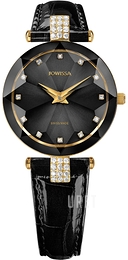 Jowissa Facet Svart/Läder Ø29 mm J5.614.M