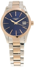 Longines Conquest Classic Blå/Roséguldstonat stål Ø34 mm L2.386.3.92.7