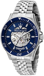 Maserati Sfida Blå/Stål Ø44 mm R8823140011