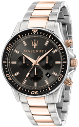 Maserati Sfida Svart/Roséguldstonat stål Ø44 mm R8873640002