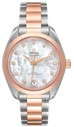 Omega Seamaster Aqua Terra 150M Vit/18 karat roséguld Ø34 mm 220.20.34.20.55.001