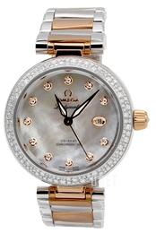 Omega De Ville Ladymatic Co-Axial 34mm Vit/18 karat roséguld Ø34 mm 425.25.34.20.55.004