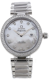 Omega De Ville Ladymatic Co-Axial 34mm Vit/Stål Ø34 mm 425.35.34.20.55.002