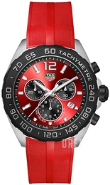 TAG Heuer Formula 1 Röd/Gummi Ø43 mm CAZ101AN.FT8055