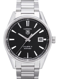 TAG Heuer Carrera Svart/Stål Ø39 mm WAR211A.BA0782