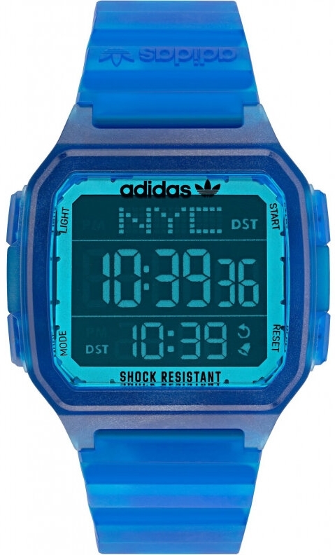 Adidas Herrklocka AOST22047 Street Digital LCD/Gummi Ø48 mm - Adidas
