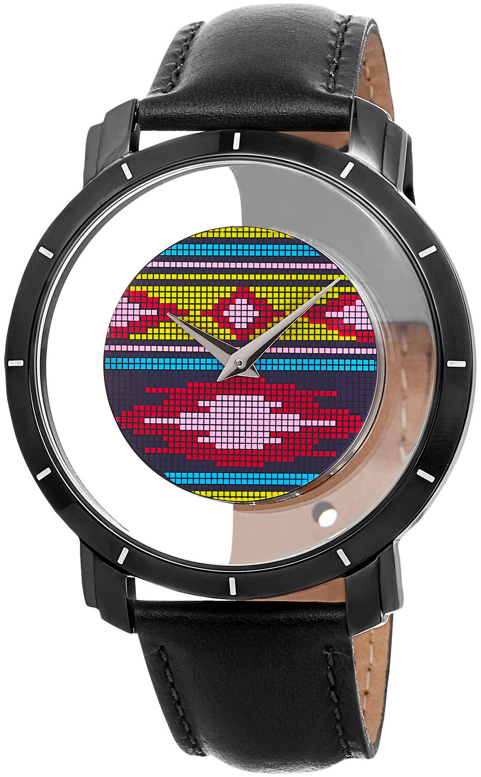 Akribos XXIV Herrklocka AK665XBK Retro Flerfärgad/Läder Ø44 mm - Akribos XXIV