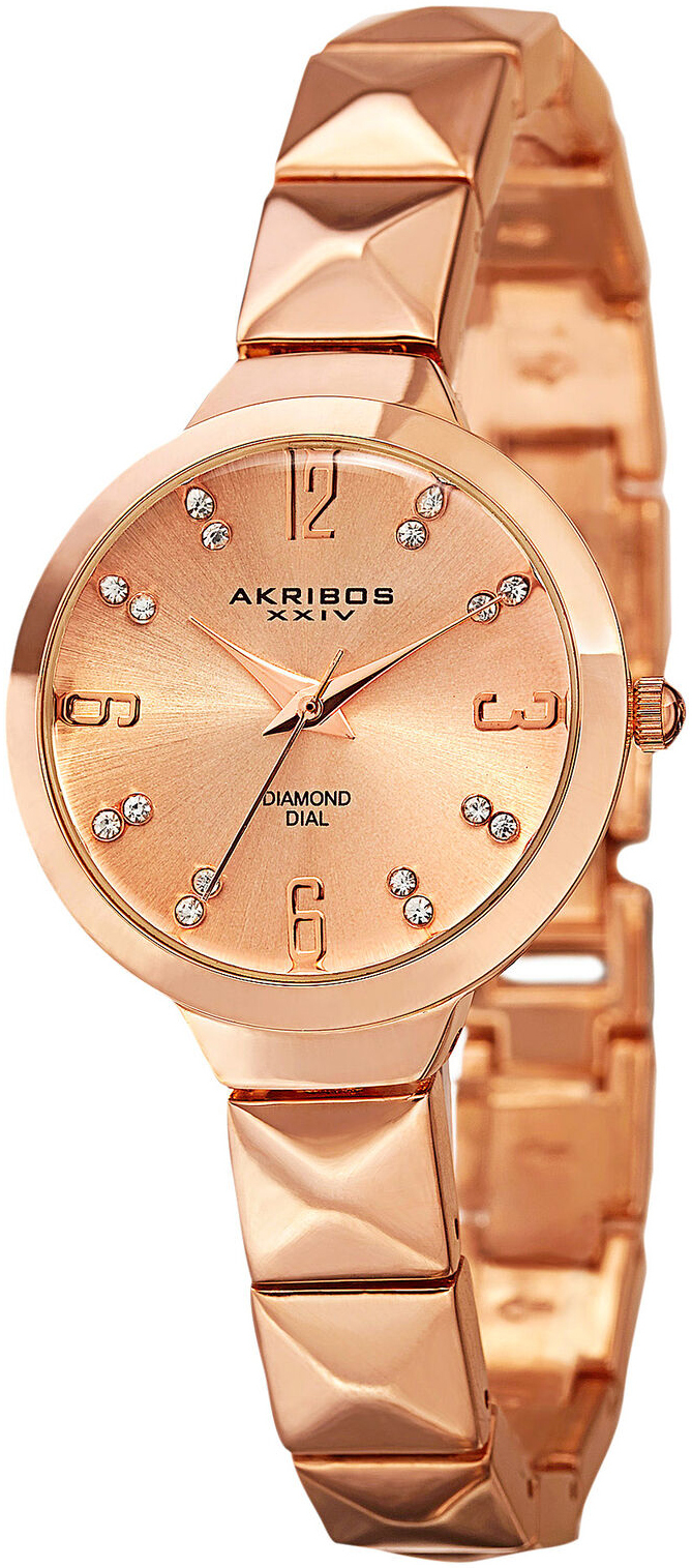Akribos XXIV Damklocka AK793RG Diamond - Akribos XXIV