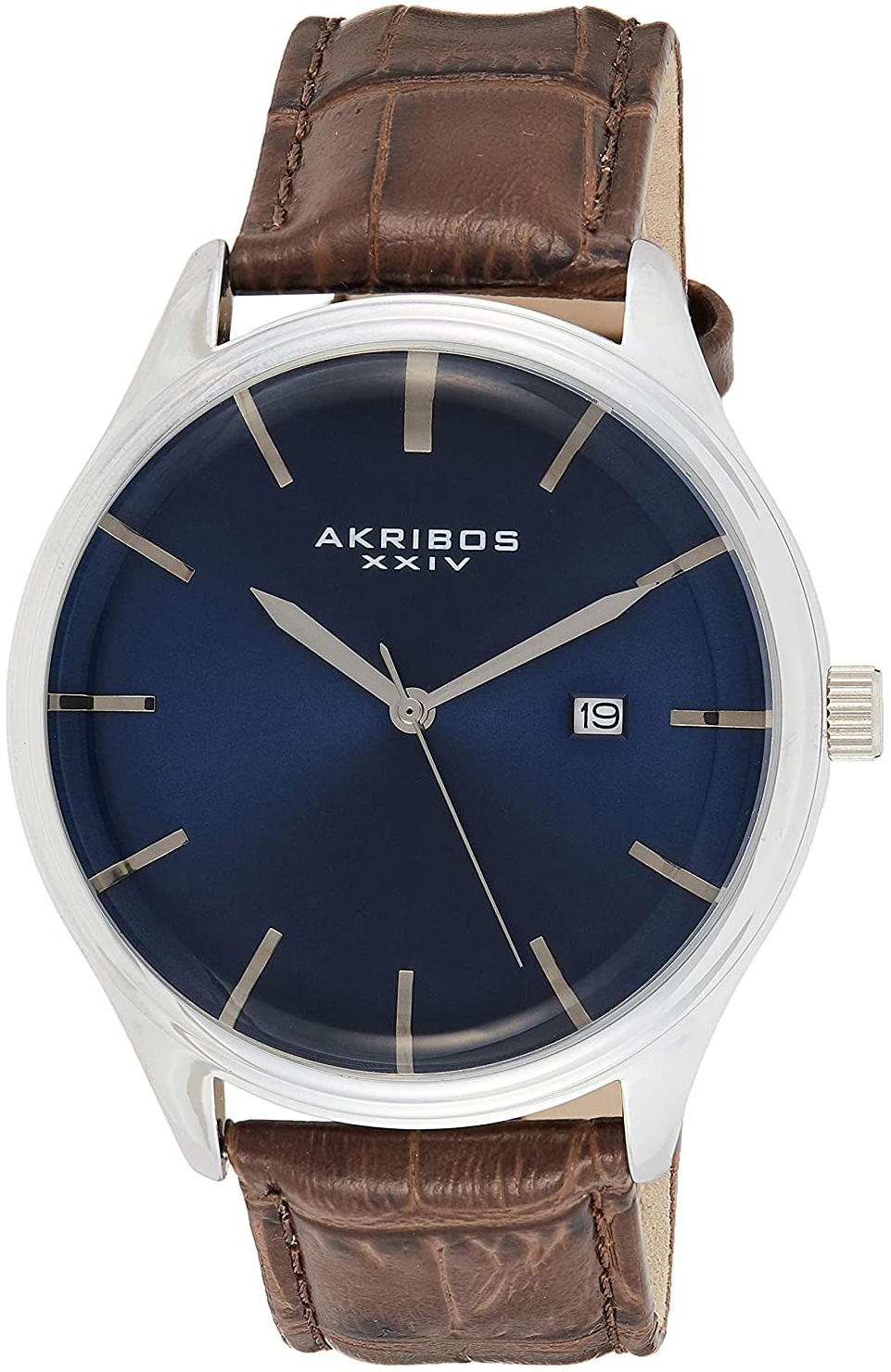 Akribos XXIV Herrklocka AK914SSBU Classic Blå/Läder Ø45 mm - Akribos XXIV