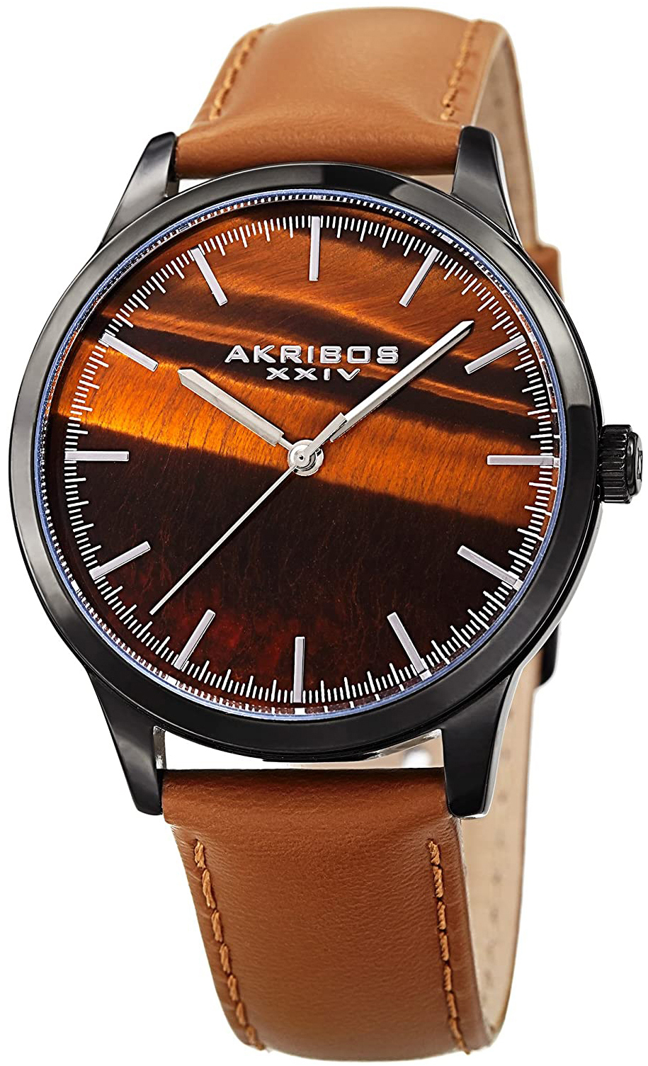 Akribos XXIV Herrklocka AK937TN Brun/Läder Ø41 mm - Akribos XXIV