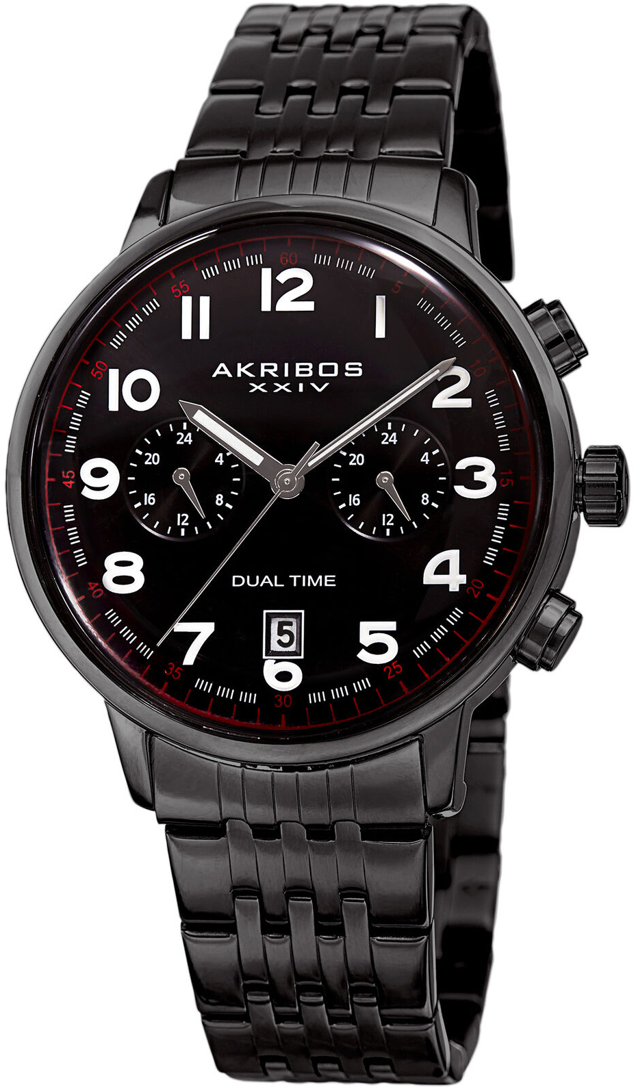 Akribos XXIV Herrklocka AK942BK Svart/Stål Ø42 mm - Akribos XXIV