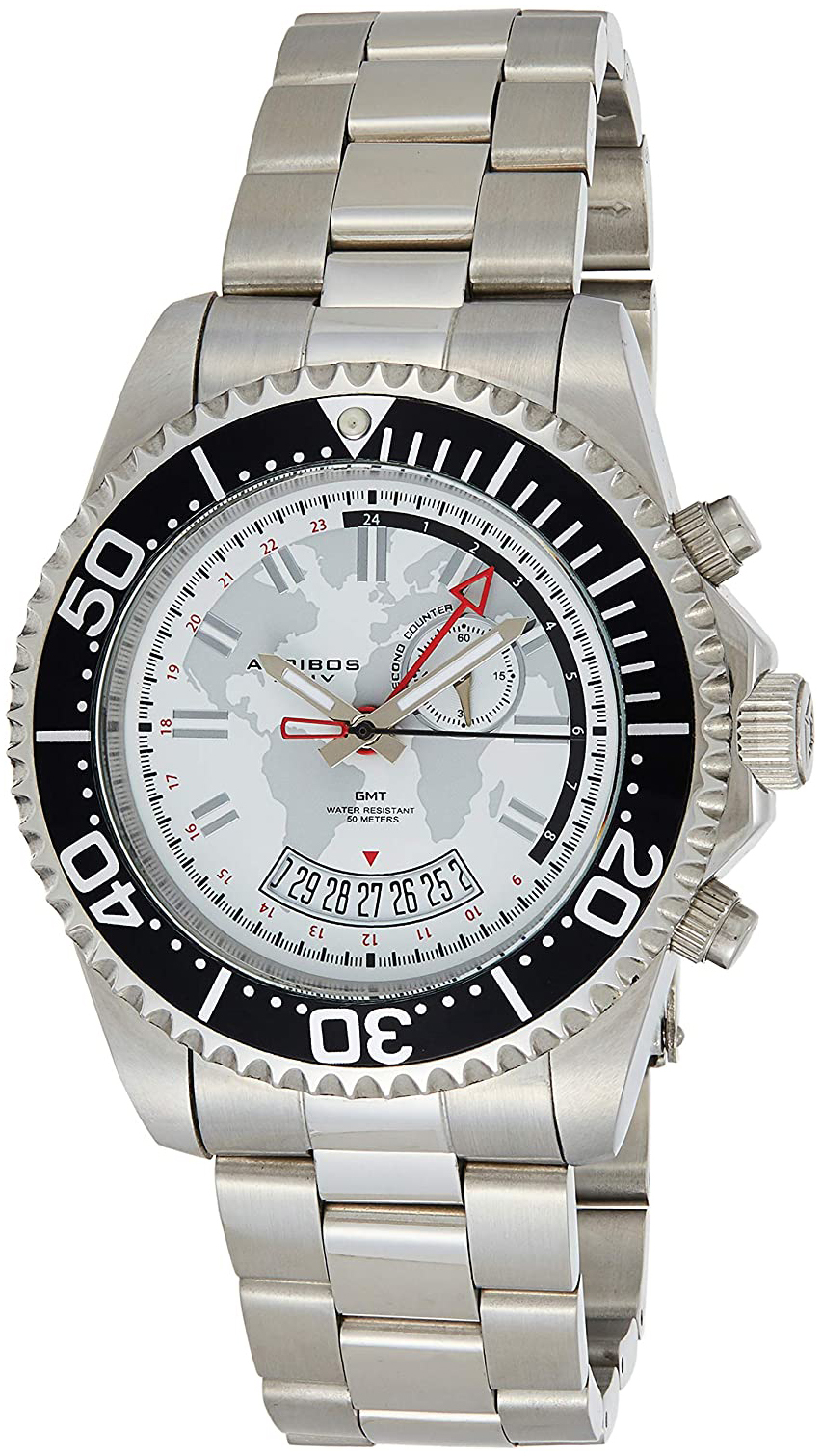 Akribos XXIV Herrklocka AK955SS Vit/Stål Ø44 mm - Akribos XXIV