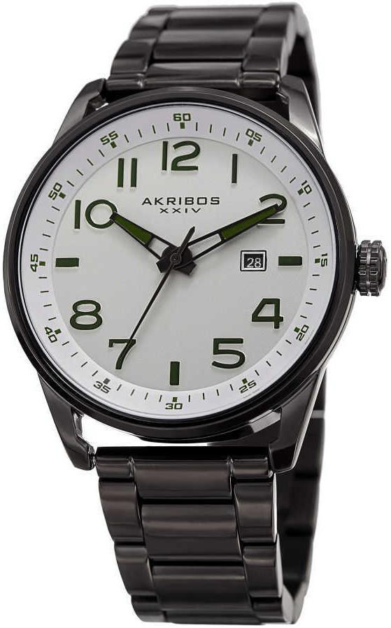 Akribos XXIV Herrklocka AK956SS Vit/Stål Ø44 mm - Akribos XXIV