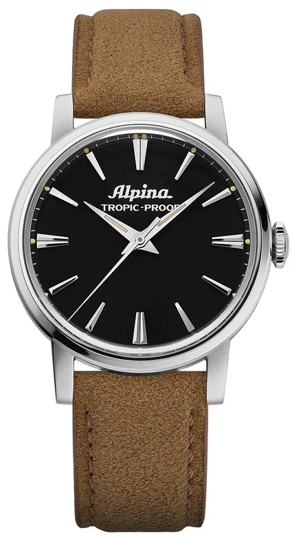 Alpina AL-480B2H6 Heritage Tropic-Proof Svart/Läder Ø34 mm - Alpina