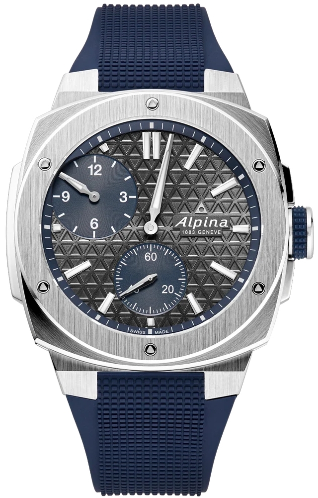 Alpina Herrklocka AL-650DGN4AE6 Alpiner Extreme Grå/Gummi Ø41 mm - Alpina
