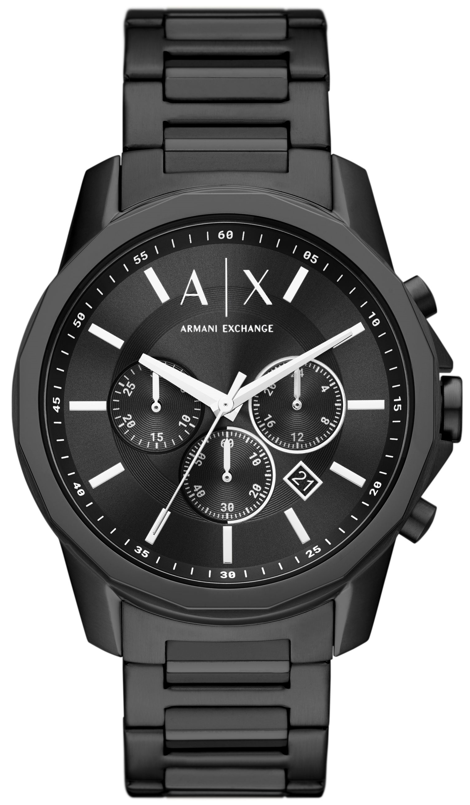 Armani Exchange Herrklocka AX1722 Banks Svart/Stål Ø44 mm - Armani Exchange
