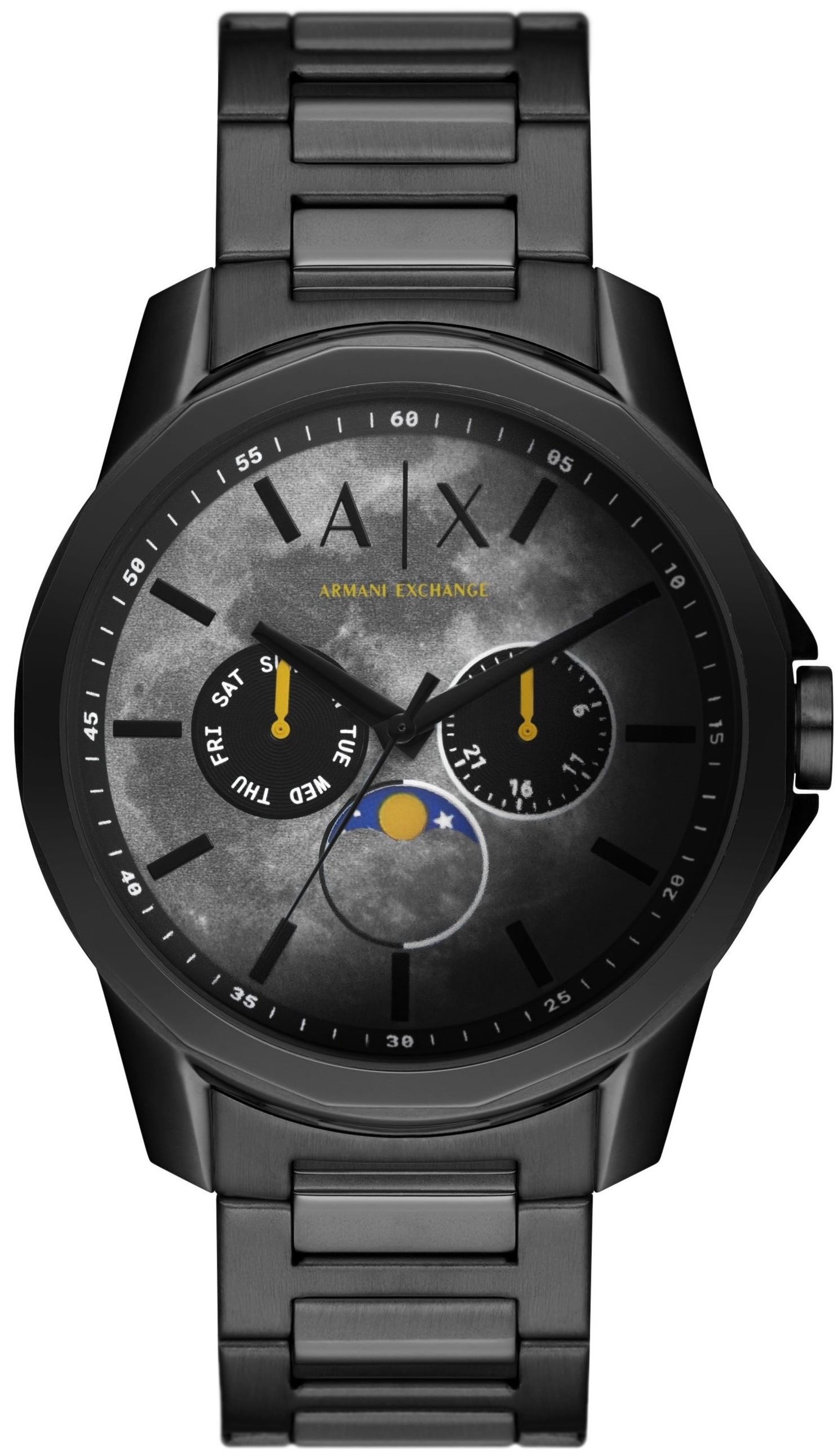 Armani Exchange Herrklocka AX1738 Banks Gr&aring;/St&aring;l &Oslash;44 mm
