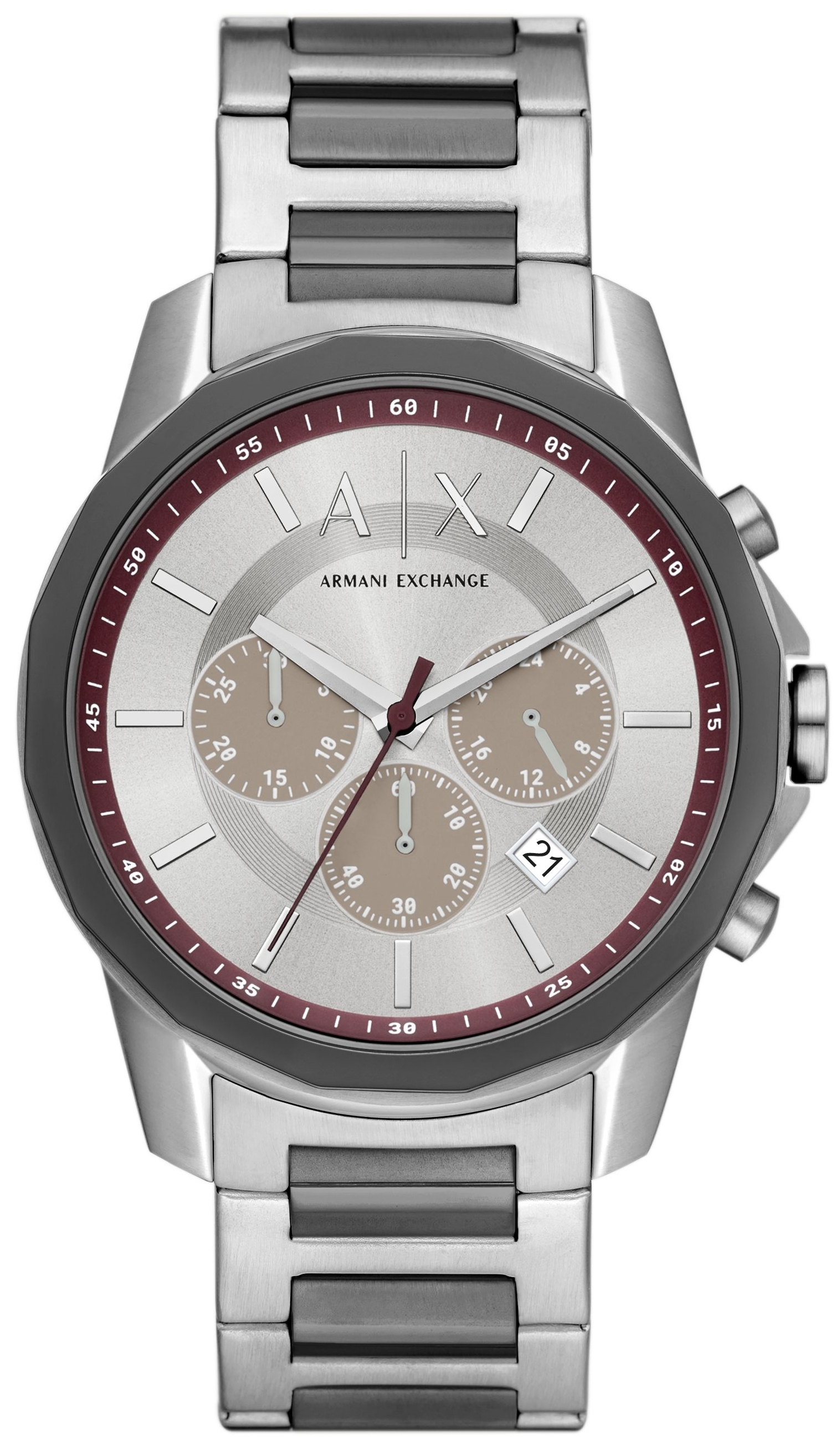 Armani Exchange Herrklocka AX1745 Banks Gr&aring;/St&aring;l &Oslash;44 mm
