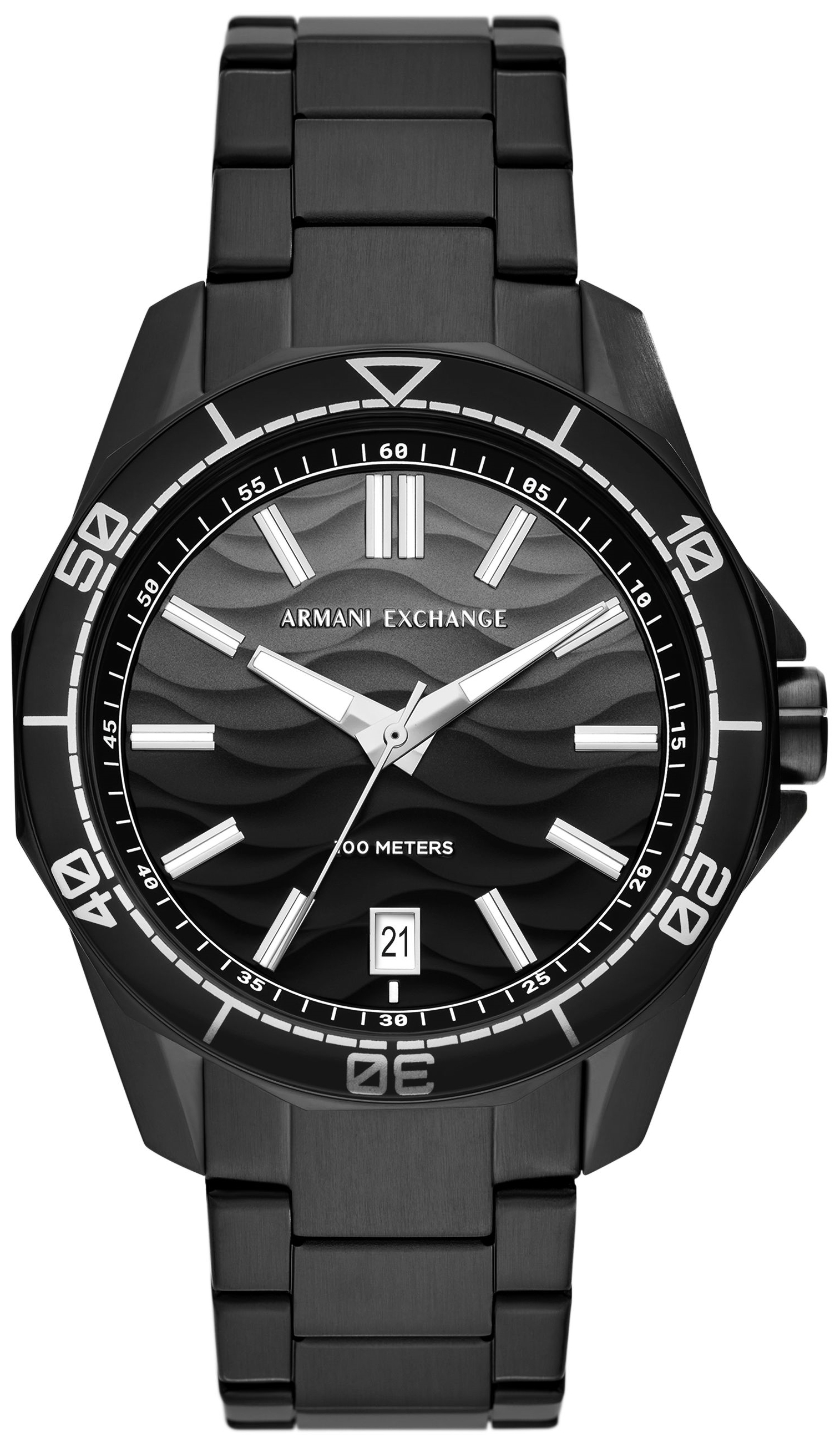 Armani Exchange Herrklocka AX1952 Spencer Gr&aring;/St&aring;l &Oslash;44 mm