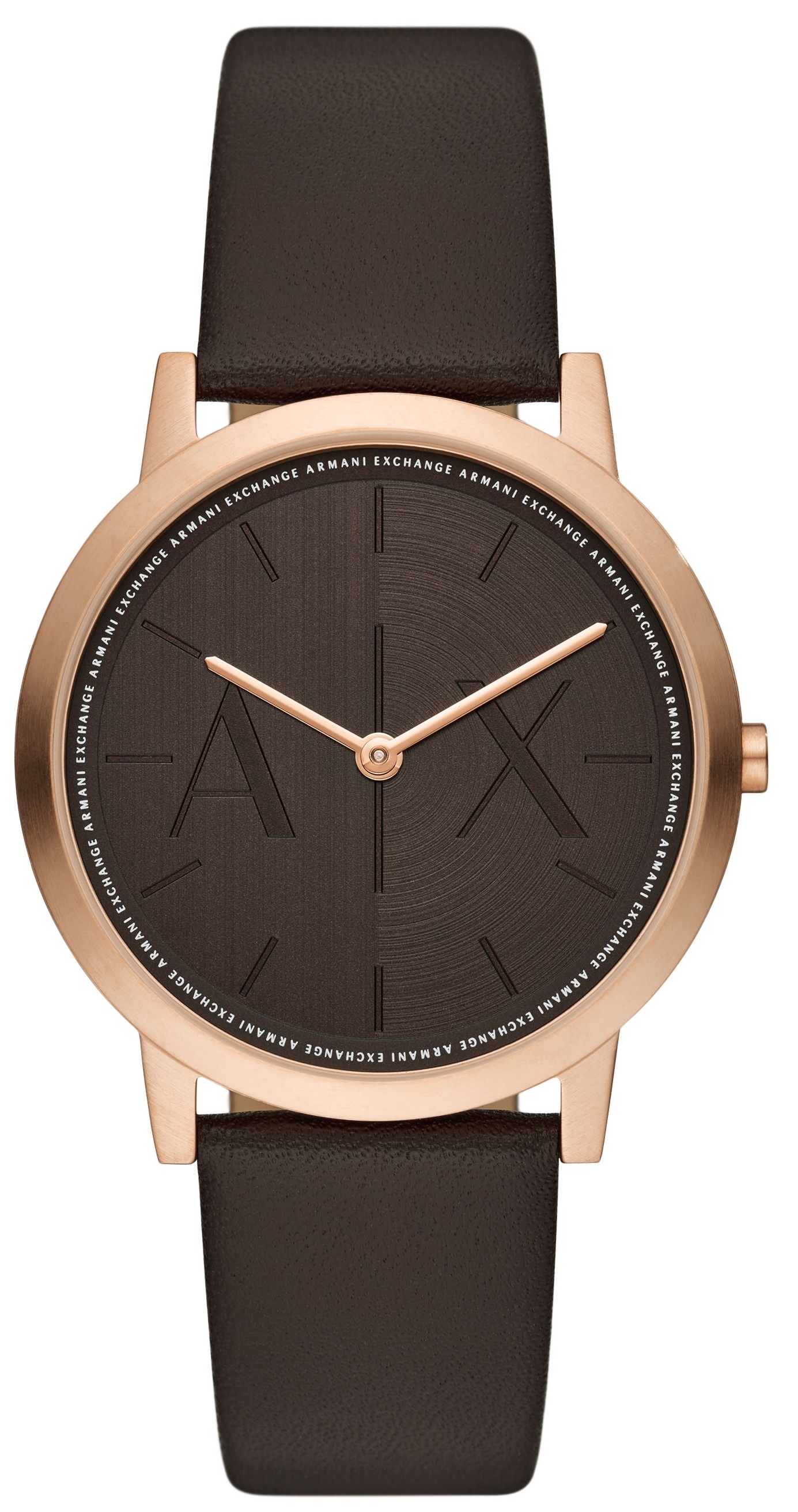 Armani Exchange Herrklocka AX2873 Dale Brun/Läder Ø40 mm