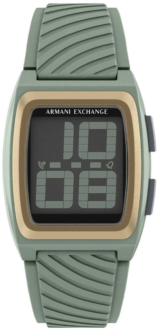 Armani Exchange Herrklocka AX2969 LCD/Gummi