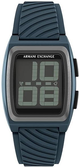 Armani Exchange Herrklocka AX2970 LCD/Gummi