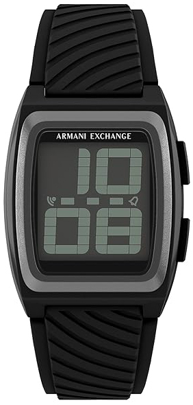 Armani Exchange Herrklocka AX2971 LCD/Gummi