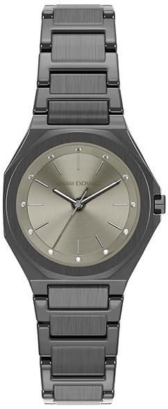 Armani Exchange Damklocka AX4625 Gr&aring;/St&aring;l &Oslash;34 mm