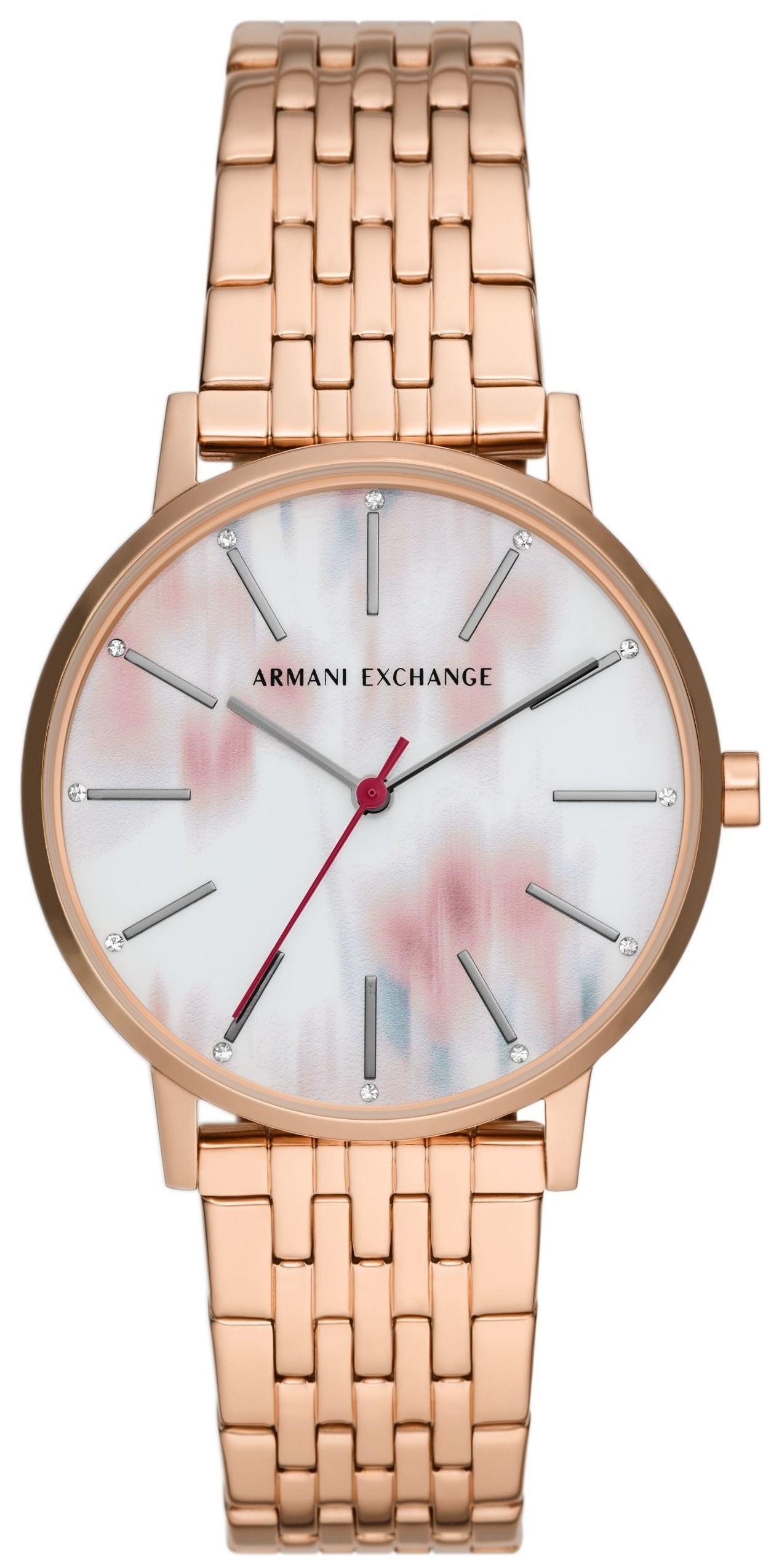 Armani Exchange Damklocka AX5589 Lola Flerf&auml;rgad/Ros&eacute;guldstonat