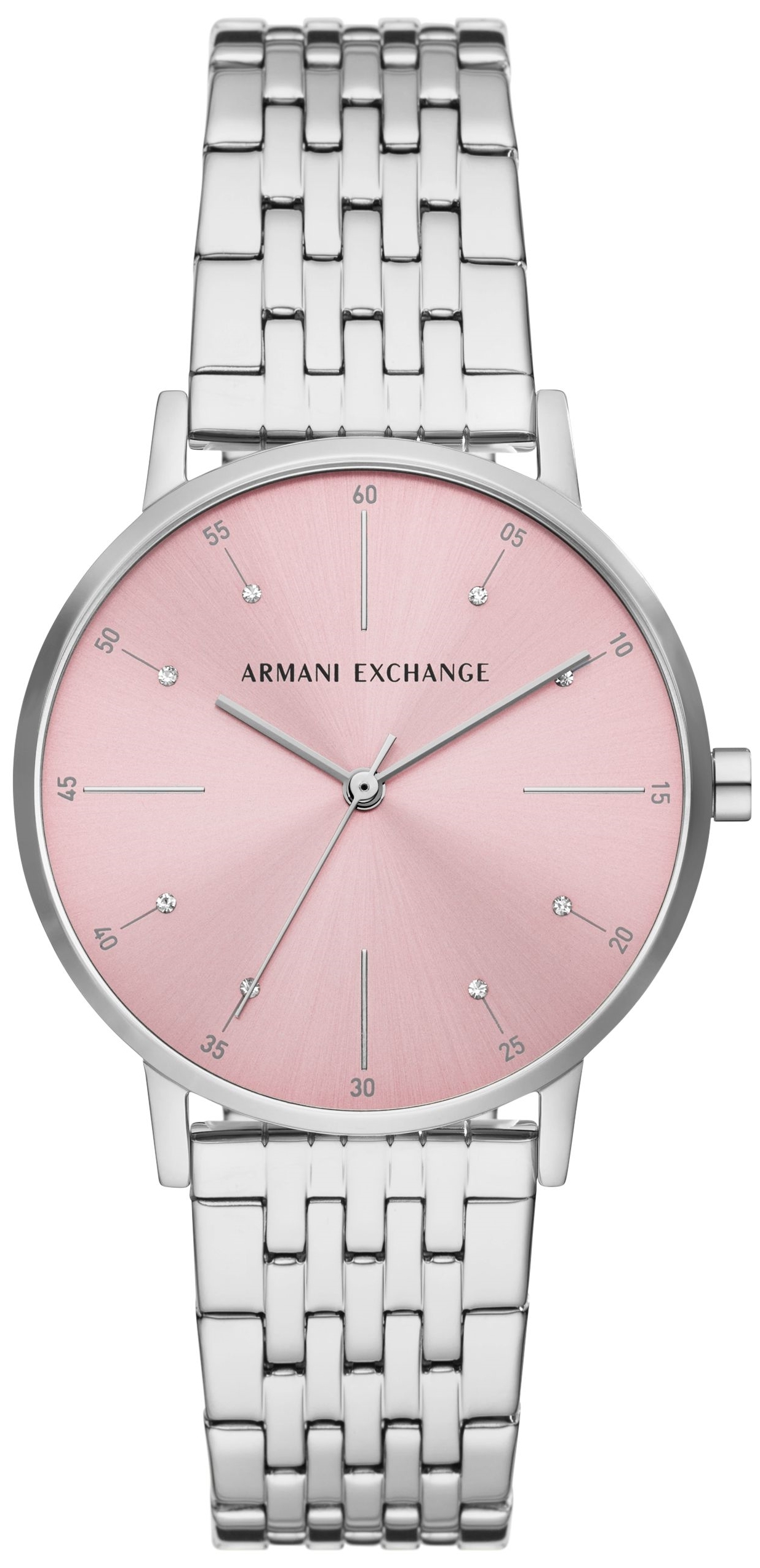 Armani Exchange Damklocka AX5591 Lola Rosa/St&aring;l &Oslash;36 mm