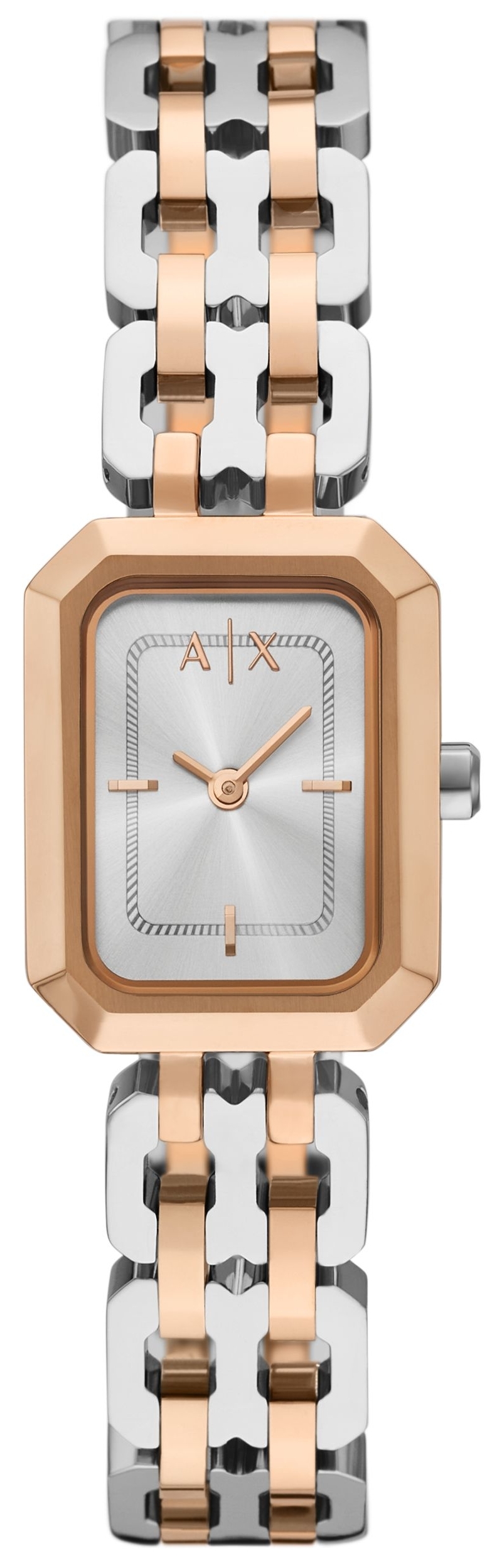 Armani Exchange Damklocka AX5810 Faye Silverfärgad/Roséguldstonat - Armani Exchange