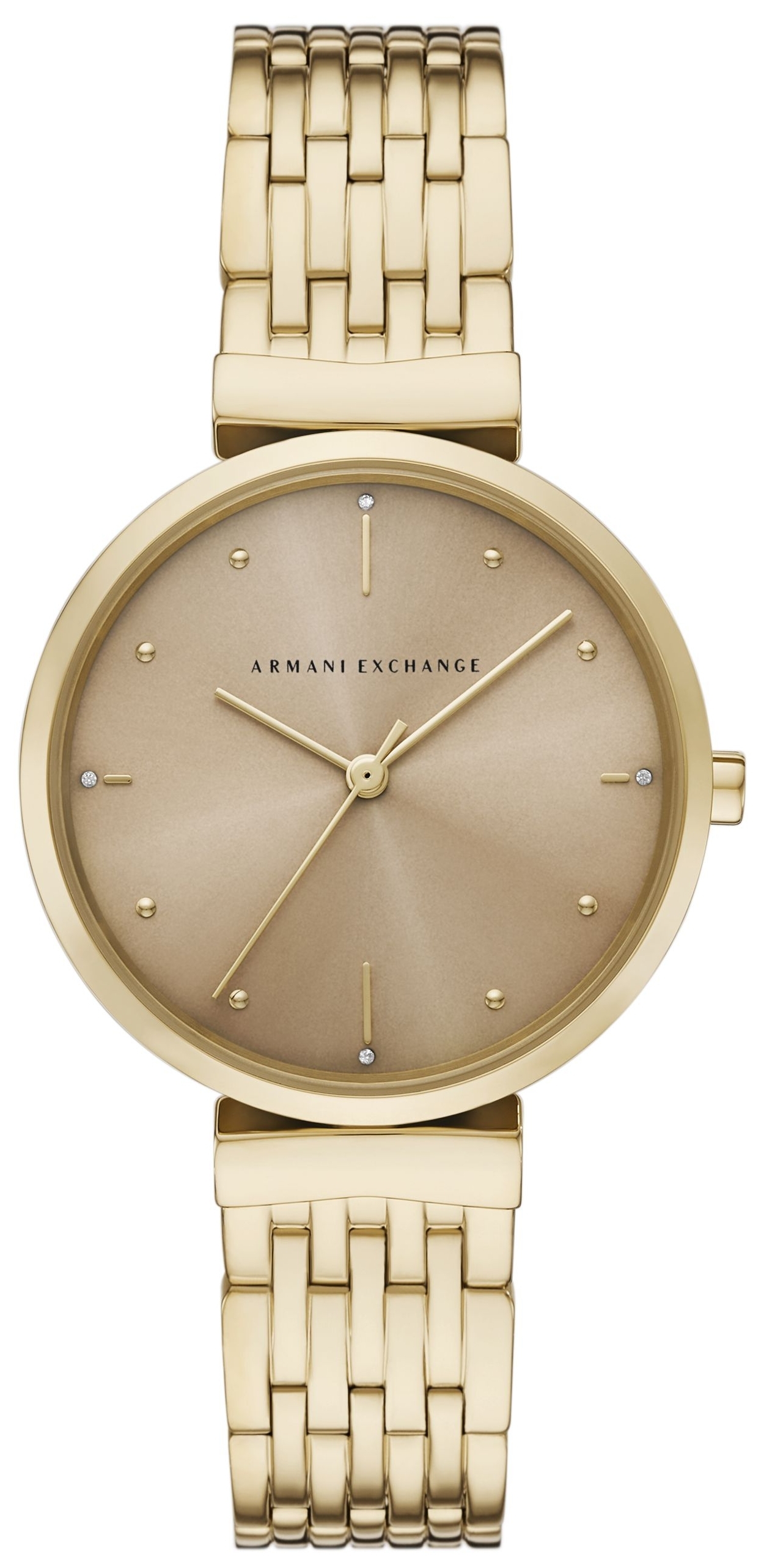 Armani Exchange Damklocka AX5916 Zoe Guldtonad/Guldtonat stål Ø36 mm
