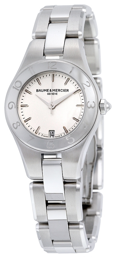 Baume & Mercier Damklocka M0A10009 Linea Silverfärgad/Stål Ø27 - Baume & Mercier