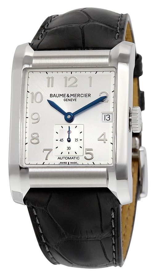 Baume & Mercier Hampton Herrklocka MOA10026 Silverfärgad/Läder - Baume & Mercier