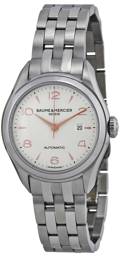 Baume & Mercier Damklocka M0A10150 Clifton Silverfärgad/Stål - Baume & Mercier