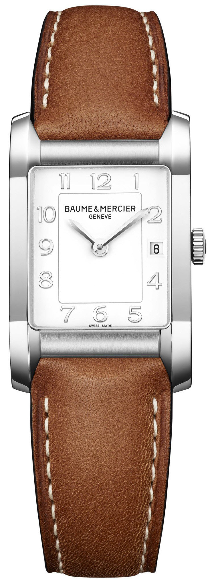 Baume & Mercier Hampton Damklocka M0A10186 Silverfärgad/Läder