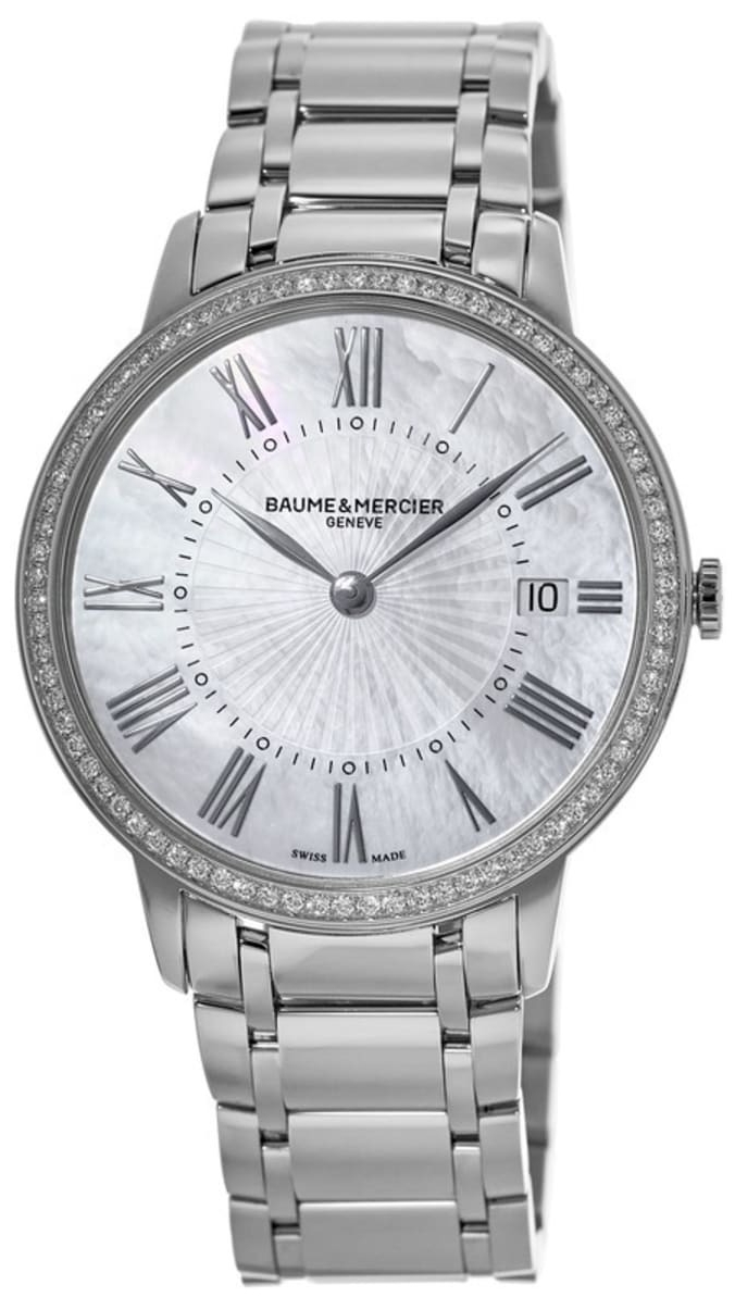 Baume & Mercier Damklocka M0A10227 Classima Vit/Stål Ø36.5 mm - Baume & Mercier