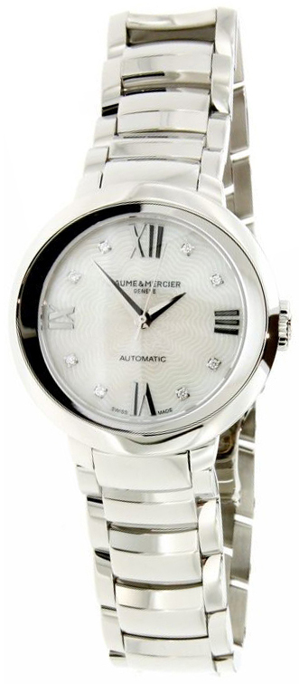 Baume & Mercier Damklocka M0A10238 Promesse Vit/Stål Ø30 mm - Baume & Mercier