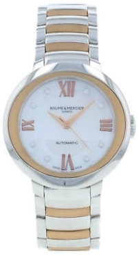 Baume & Mercier Damklocka M0A10239 Promesse Vit/Roséguldstonat - Baume & Mercier