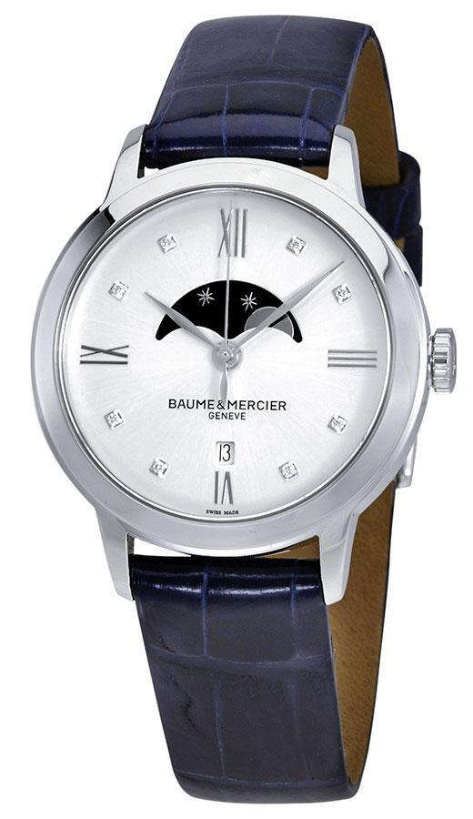 Baume & Mercier Damklocka M0A10329 Classima Silverfärgad/Läder - Baume & Mercier